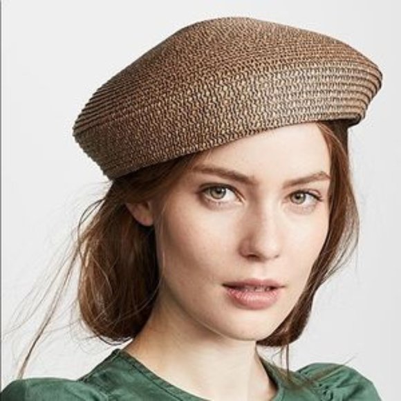 Brixton Accessories - Brixton Audrey Straw Beret Hat